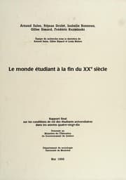 Tapa de Le monde étudiant à la fin du XXe siècle