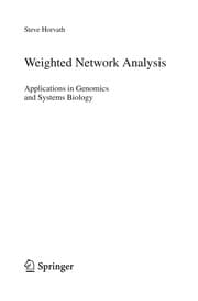 Tapa de Weighted Network Analysis