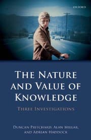 Tapa de The nature and value of knowledge