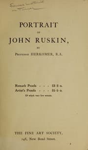 Tapa de Notes by John Ruskin on his drawings by J.M.W. Turner, R.A.