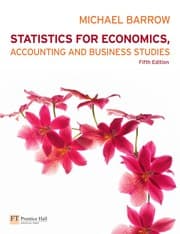 Tapa de Statistics for economics, accounting and business studies