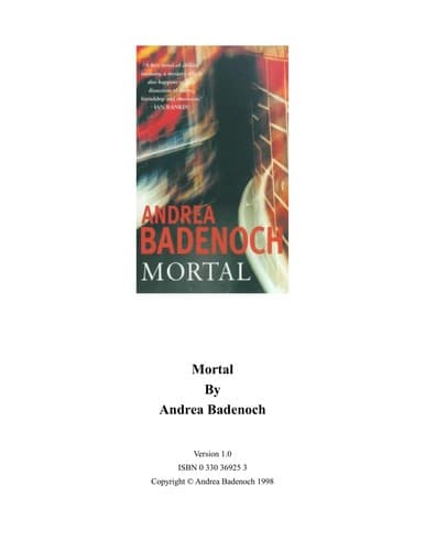 Tapa de Mortal