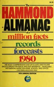 Tapa de The Hammond almanac of a million facts, records, forecasts