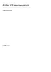 Tapa de Applied UK macroeconomics