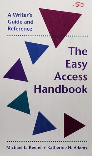 Tapa de The easy access handbook