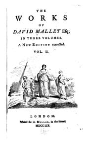 Tapa de The works of David Mallet