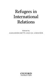 Tapa de Refugees in international relations