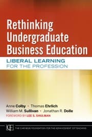 Tapa de Rethinking undergraduate business education