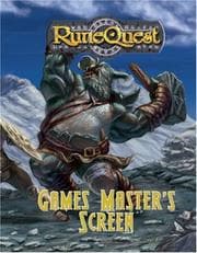 Tapa de RuneQuest - Game Master's Screen