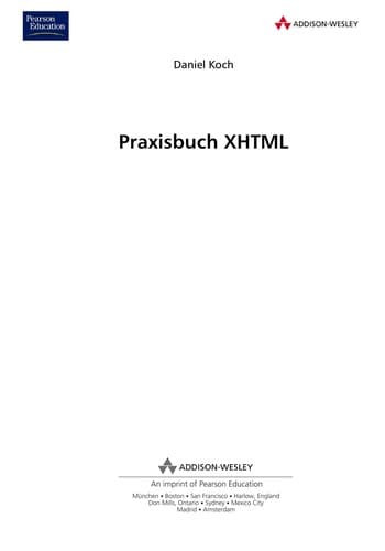 Tapa de Praxisbuch XHTML