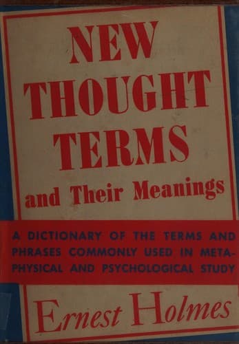 Tapa de New thought terms and their meanings