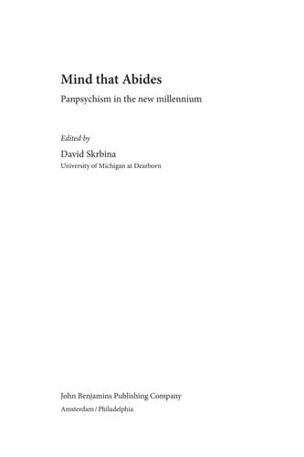 Tapa de Mind that abides