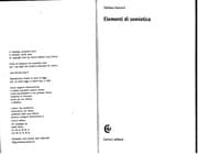Tapa de Elementi di semiotica