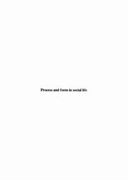 Tapa de Process and form in social life