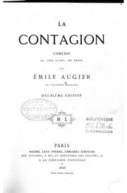 Tapa de La contagion: comédie en cinq actes, en prose