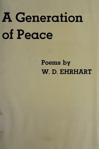 Tapa de A generation of peace