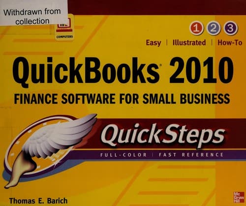 Tapa de QuickBooks 2010 quicksteps