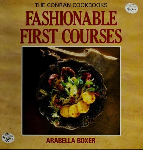 Tapa de Fashionable first courses