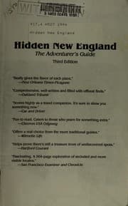 Tapa de Hidden New England