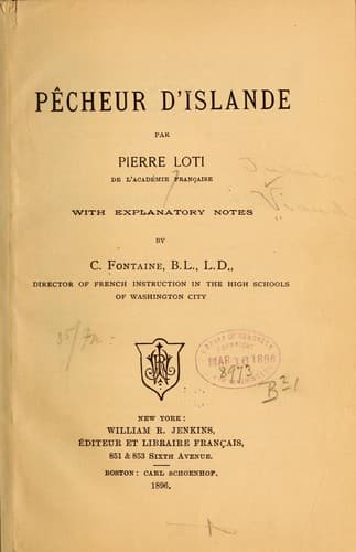 Tapa de Pêcheur d'Islande