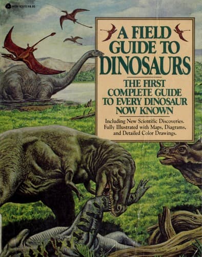Tapa de A field guide to dinosaurs