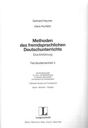 Tapa de Methoden des fremdsprachlichen Deutschunterrichts