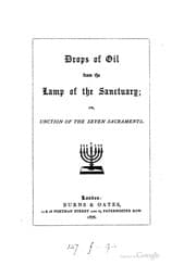 Tapa de Drops Of Oil From The Lamp Of The Sanctuary