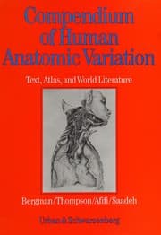 Tapa de Compendium of human anatomic variation