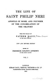 Tapa de The life of Saint Philip Neri