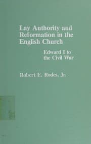 Tapa de Lay authority and reformation in the English church