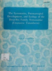 Tapa de The systematics, postmarsupial development, and ecology of the deep-sea family Neotanaidae (Crustacea: Tanaidacea)