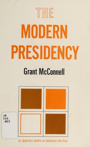 Tapa de The modern Presidency.