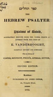 Tapa de The Hebrew Psalter