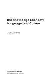 Tapa de The knowledge economy, language and culture