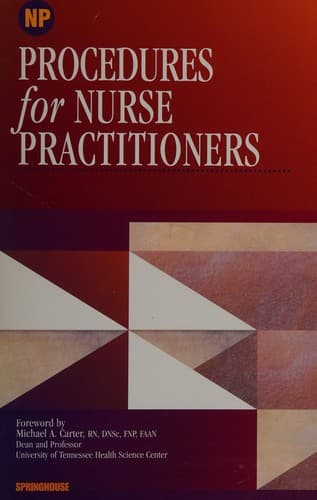 Tapa de Procedures for nurse practitioners