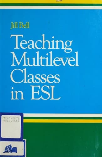 Tapa de Teaching multilevel classes in ESL