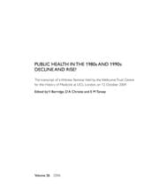 Tapa de Public health in the 1980s and 1990s, decline and rise?