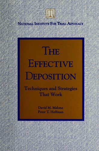 Tapa de The effective deposition