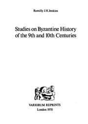 Tapa de Studies on Byzantine history of the 9th and 10th centuries