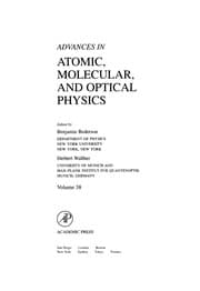 Tapa de Advances in Atomic, Molecular, and Optical Physics, 38