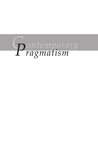 Tapa de Contemporary pragmatism