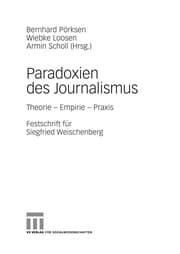 Tapa de Paradoxien des Journalismus