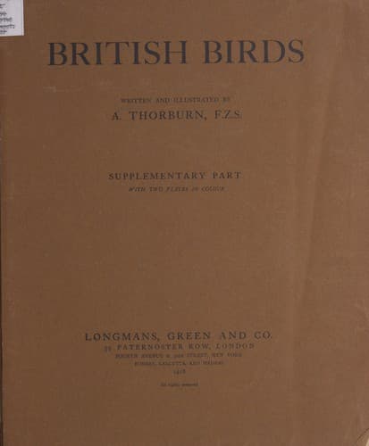 Tapa de British birds
