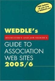 Tapa de WEDDLE's Guide to Association Web Sites: For Recruiters and Job Seekers (Weddle's Guide to Association Web Sites: For Recruiters & Job Seeker)