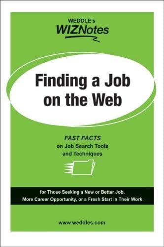 Tapa de WEDDLE's WIZNotes: Finding a Job on the Web