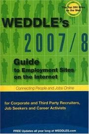 Tapa de 2007/8 Guide to Employment Sites on the Internet