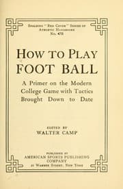 Tapa de Spalding's how to play foot ball