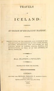 Tapa de Travels in Iceland