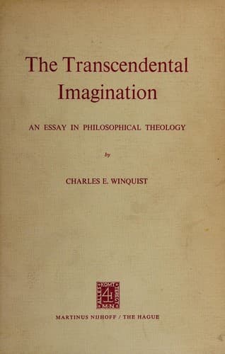 Tapa de The transcendental imagination