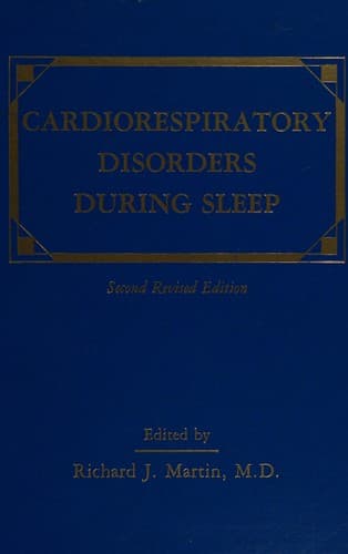 Tapa de Cardiorespiratory disorders during sleep